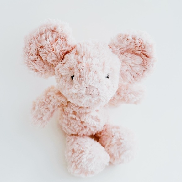 Jellycat Retired Squiggles Mouse - Pink - Picture 4 of 11